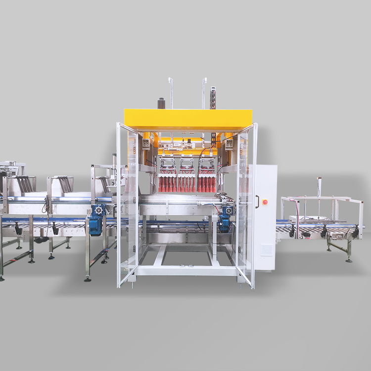 Servo grab type packing machine